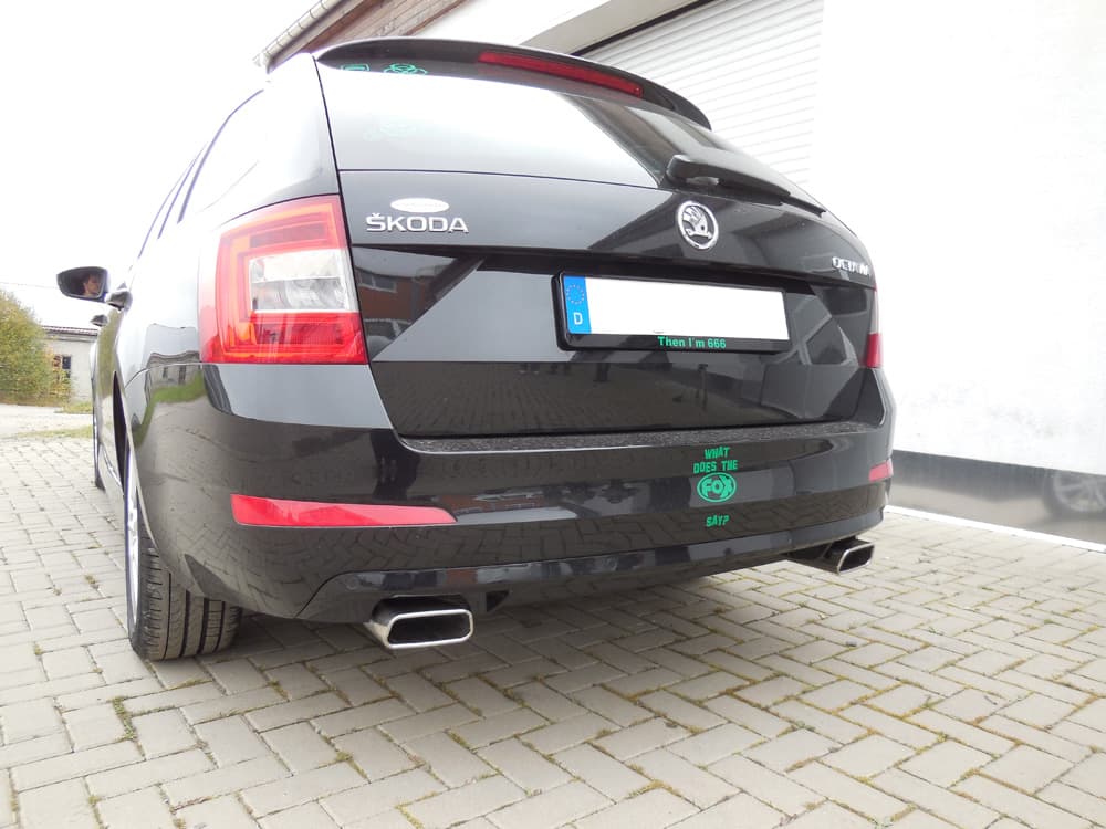 SKODA OCTAVIA - FOX DUPLEX SPORTAUSPUFF – Bild 2