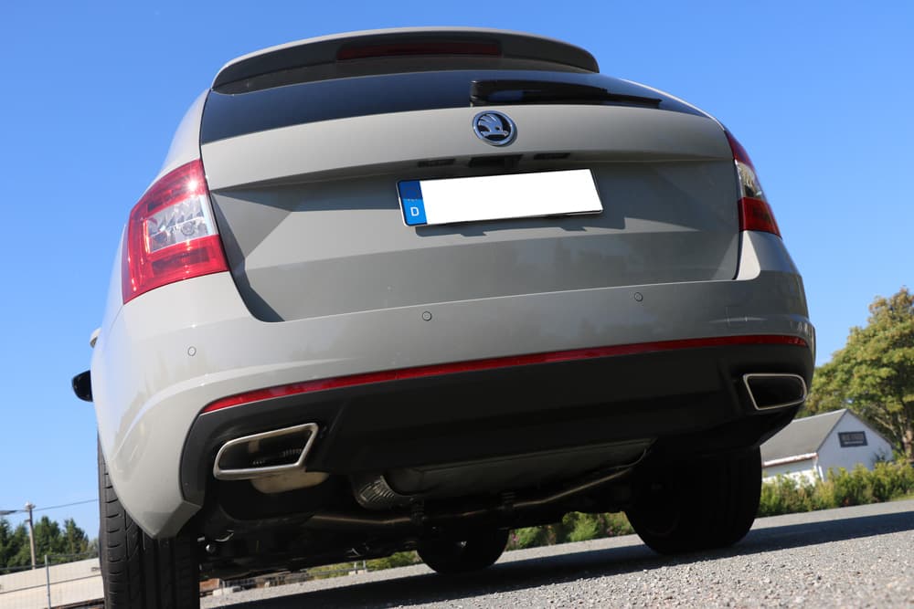 SKODA OCTAVIA RS 4X4 - FOX HALBAUSPUFFANLAGE AB KATALYSATOR – Bild 4