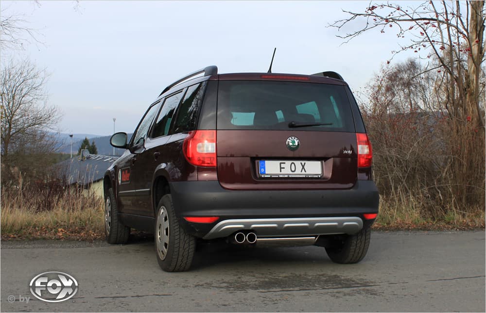 SKODA YETI - FOX SPORTAUSPUFF – Fox