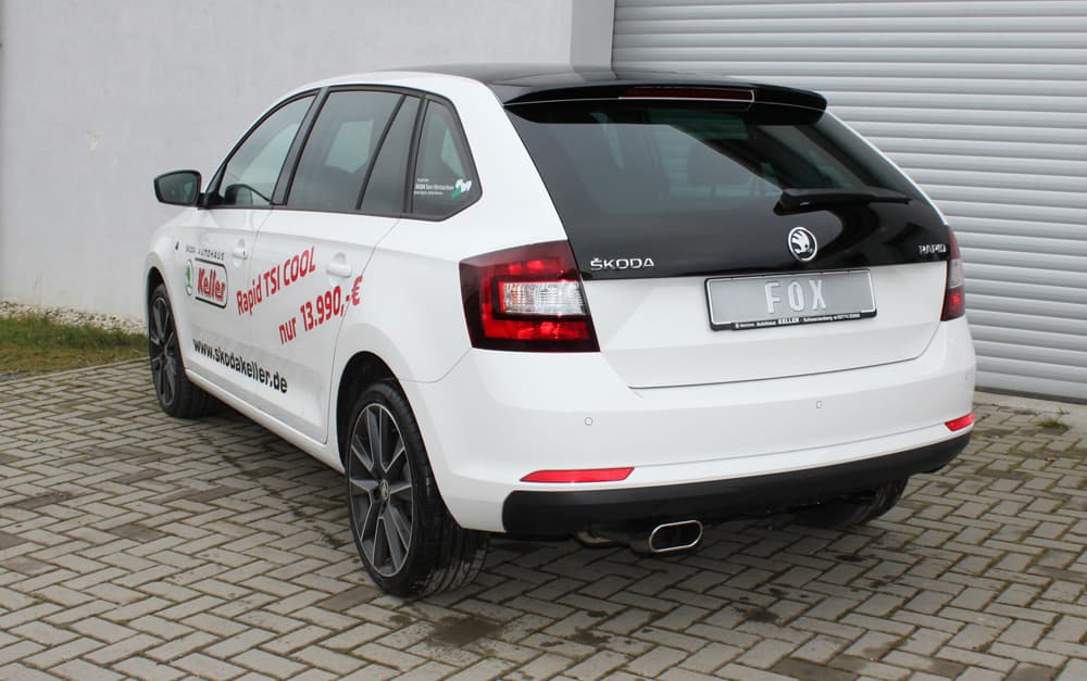 SKODA RAPID SPACEBACK - FOX SPORTAUSPUFF – Bild 2