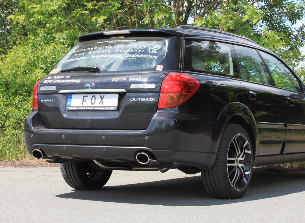 SUBARU LEGACY KOMBI - FOX DUPLEX SPORTAUSPUFF – Bild 2