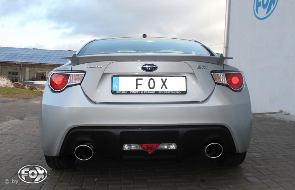 TOYOTA GT86 - FOX DUPLEX SPORTAUSPUFF – Bild 2