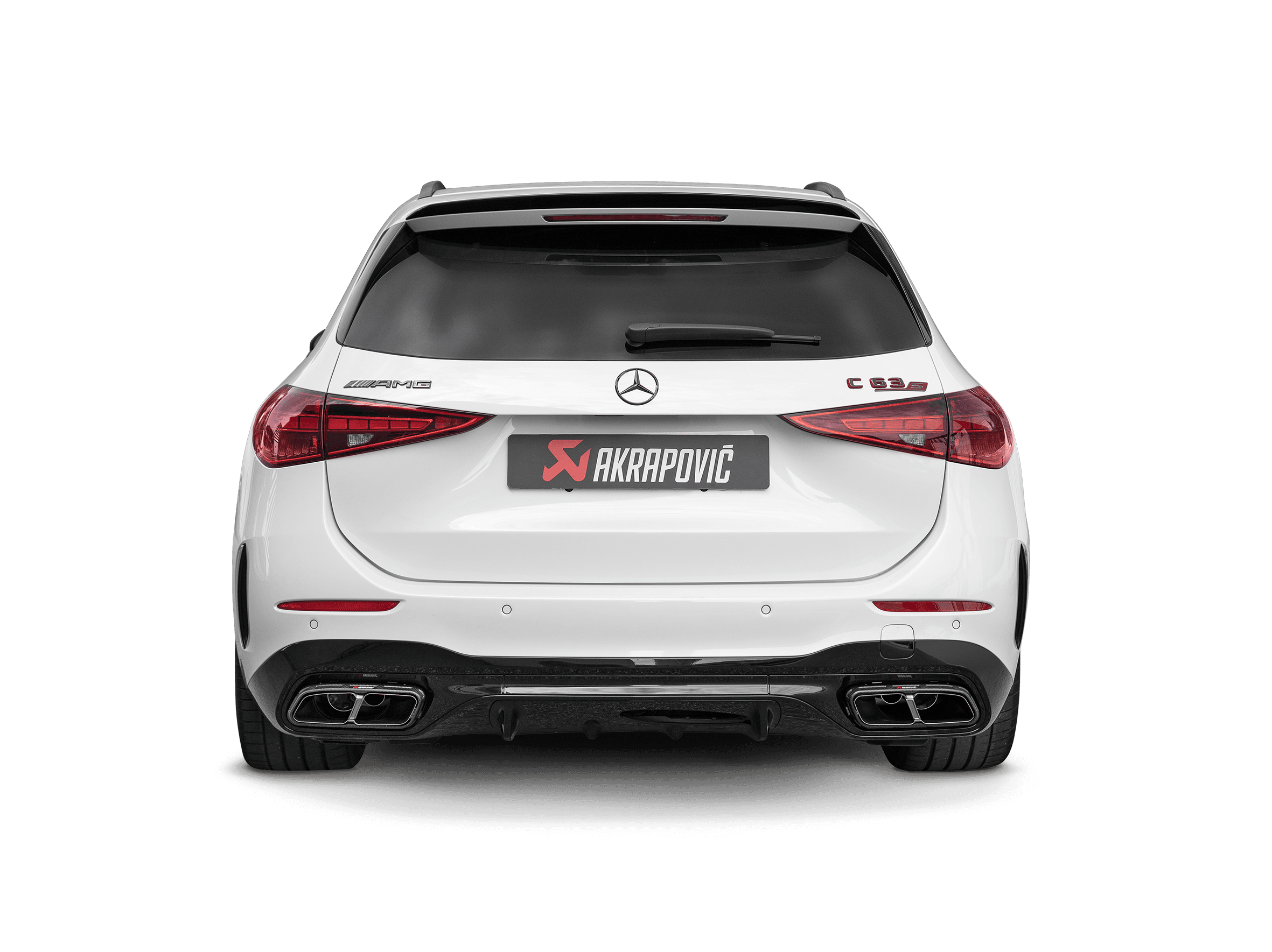 MERCEDES C63 S E PERFORMANCE AMG - AKRAPOVIC DUPLEX SPORTAUSPUFF ANLAGE – Bild 3