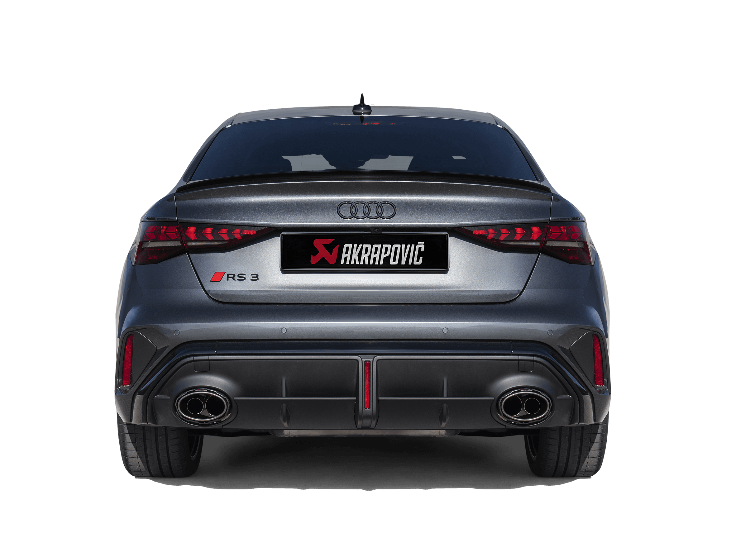 AUDI RS3 LIMOUSINE - AKRAPOVIC DUPLEX SPORTAUSPUFF ANLAGE AB OPF – Bild 3