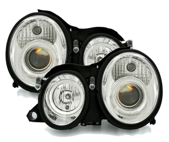 MERCEDES CLK - SCHEINWERFER ANGEL EYES