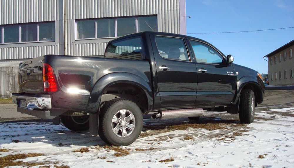 TOYOTA HILUX III - FOX HALBAUSPUFFANLAGE AB KATALYSATOR SIDEPIPE – Fox