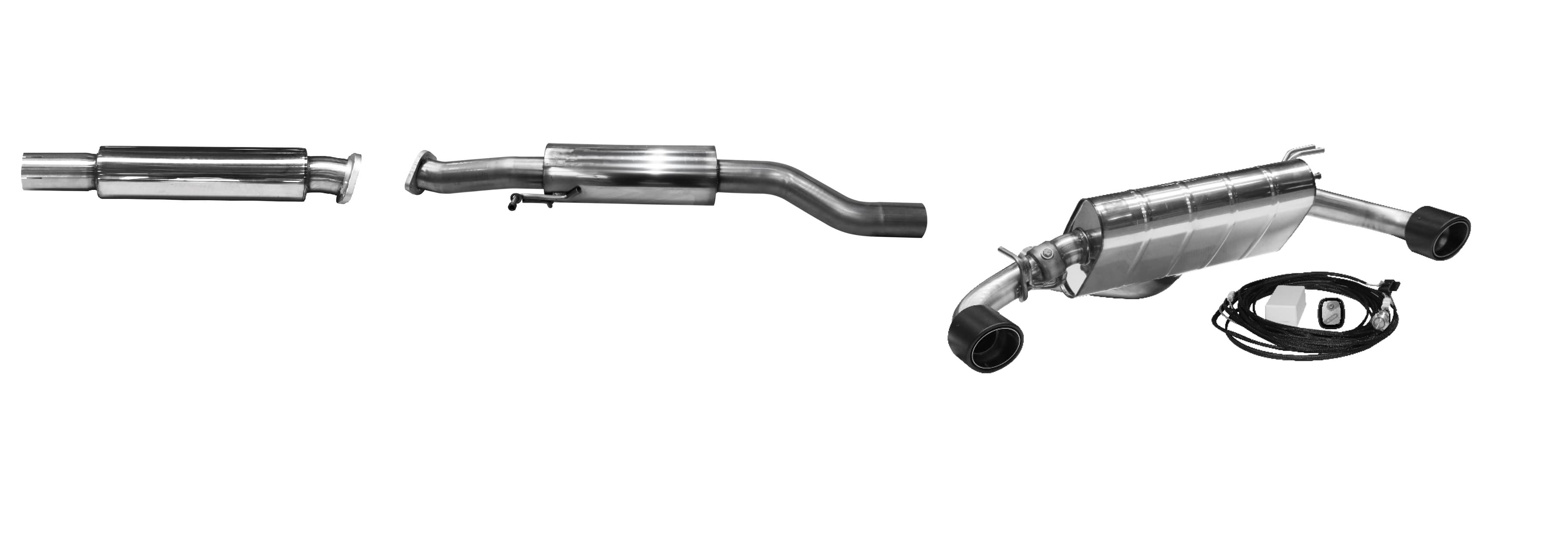 TOYOTA YARIS GR 2024+ - BASTUCK DUPLEX SPORTAUSPUFF ANLAGE AB OPF (GPS) V.3 – Bastuck