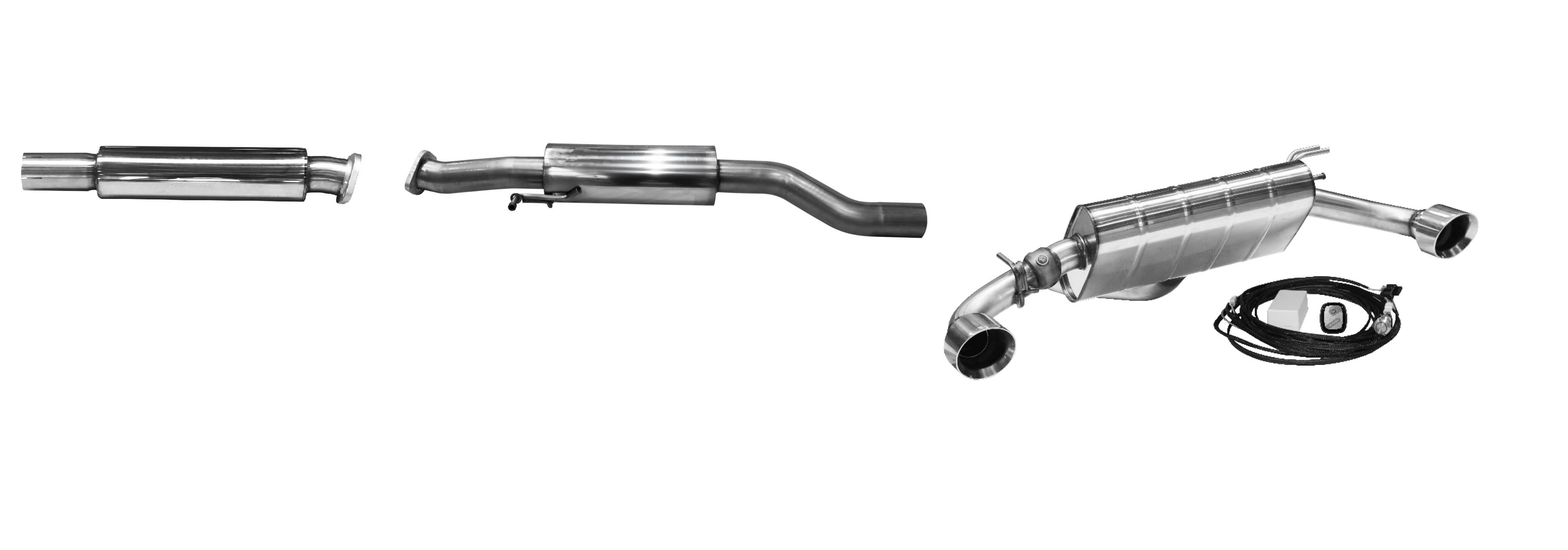 TOYOTA YARIS GR 2024+ - BASTUCK DUPLEX SPORTAUSPUFF ANLAGE AB OPF (GPS) V.4 – Bastuck