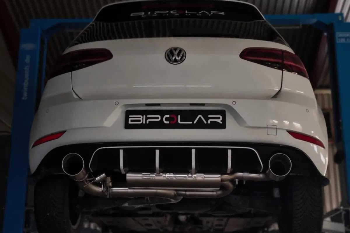 VW GOLF 7 GTI PERFORMANCE - GRAIL DUPLEX SPORTAUSPUFF ANLAGE AB KAT Ø 89MM – Bild 3