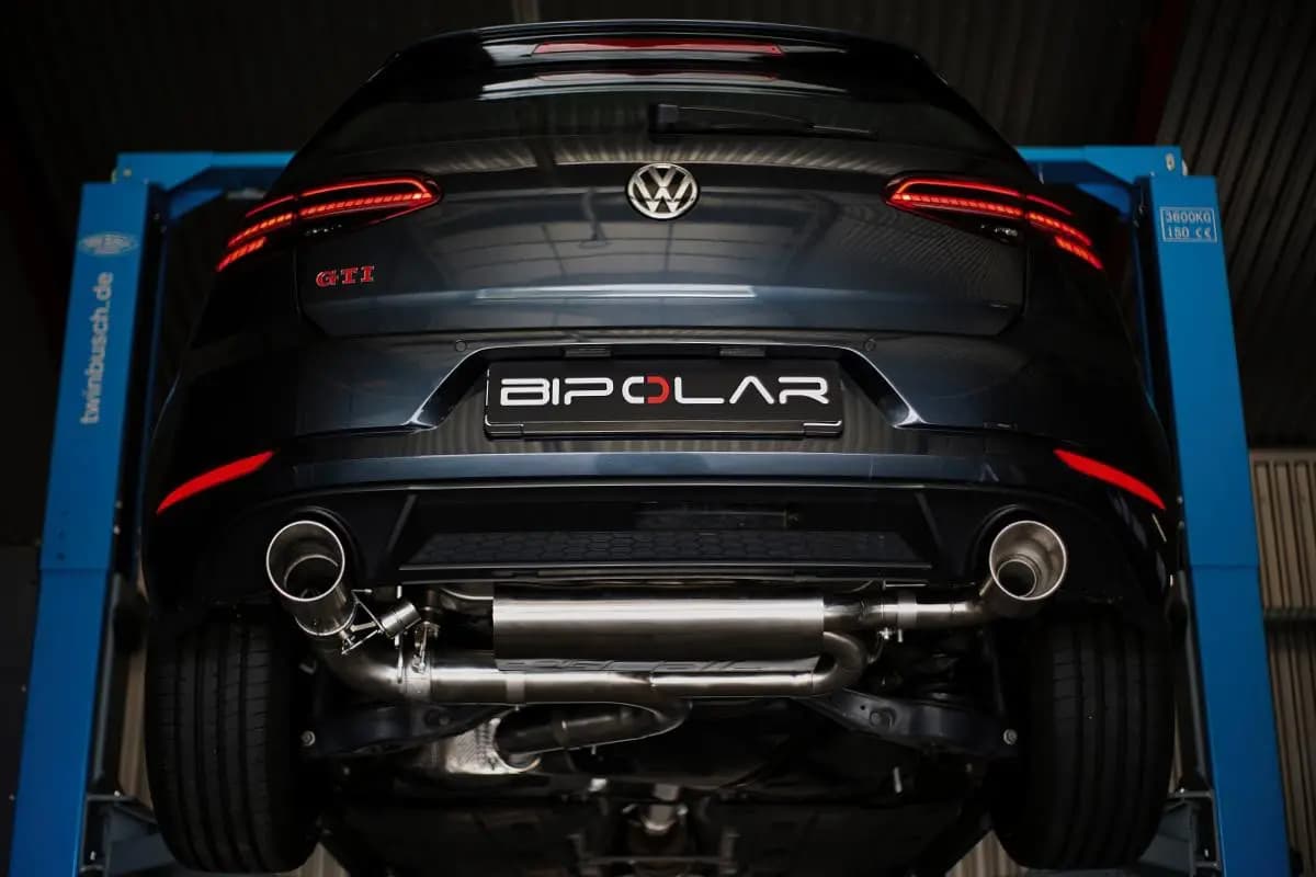VW GOLF 7 GTI PERFORMANCE - GRAIL DUPLEX SPORTAUSPUFF ANLAGE AB KAT Ø 89MM – Bild 4