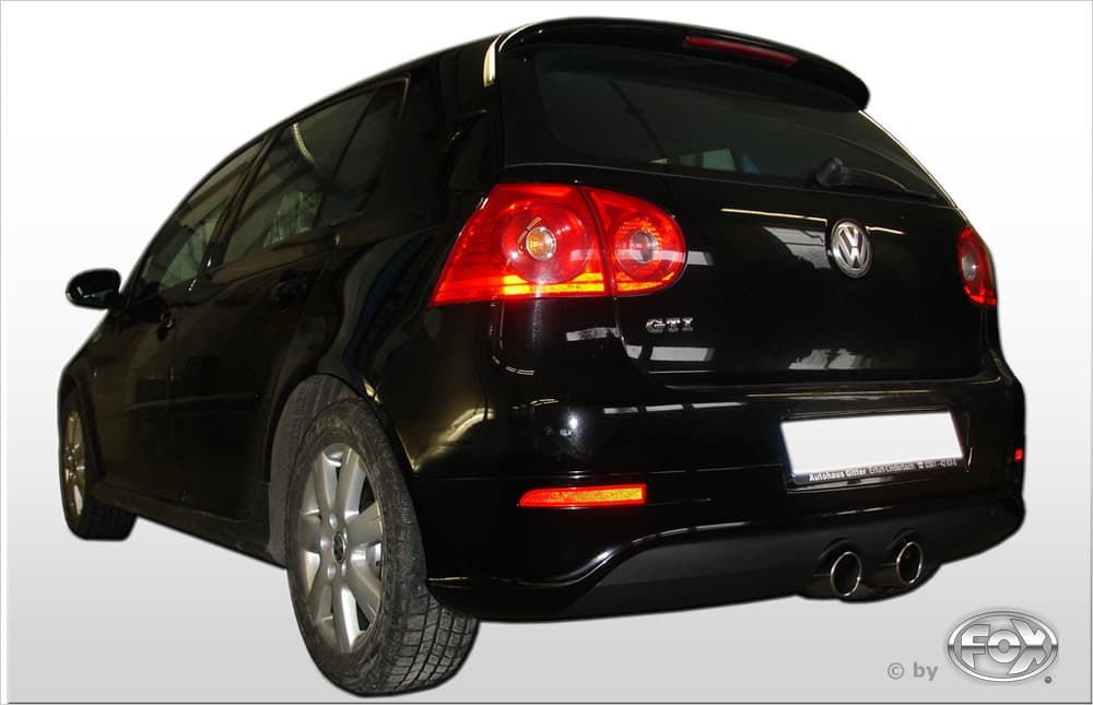VW GOLF 5 GTI / GTD - FOX SPORTAUSPUFF R32-LOOK – Bild 4