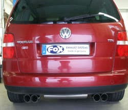 VW TOURAN - FOX DUPLEX SPORTAUSPUFF