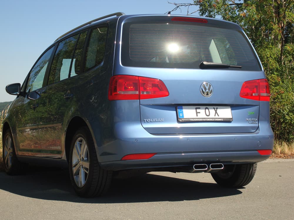 VW TOURAN - FOX ENDROHRSYSTEM MITTIG – Bild 2