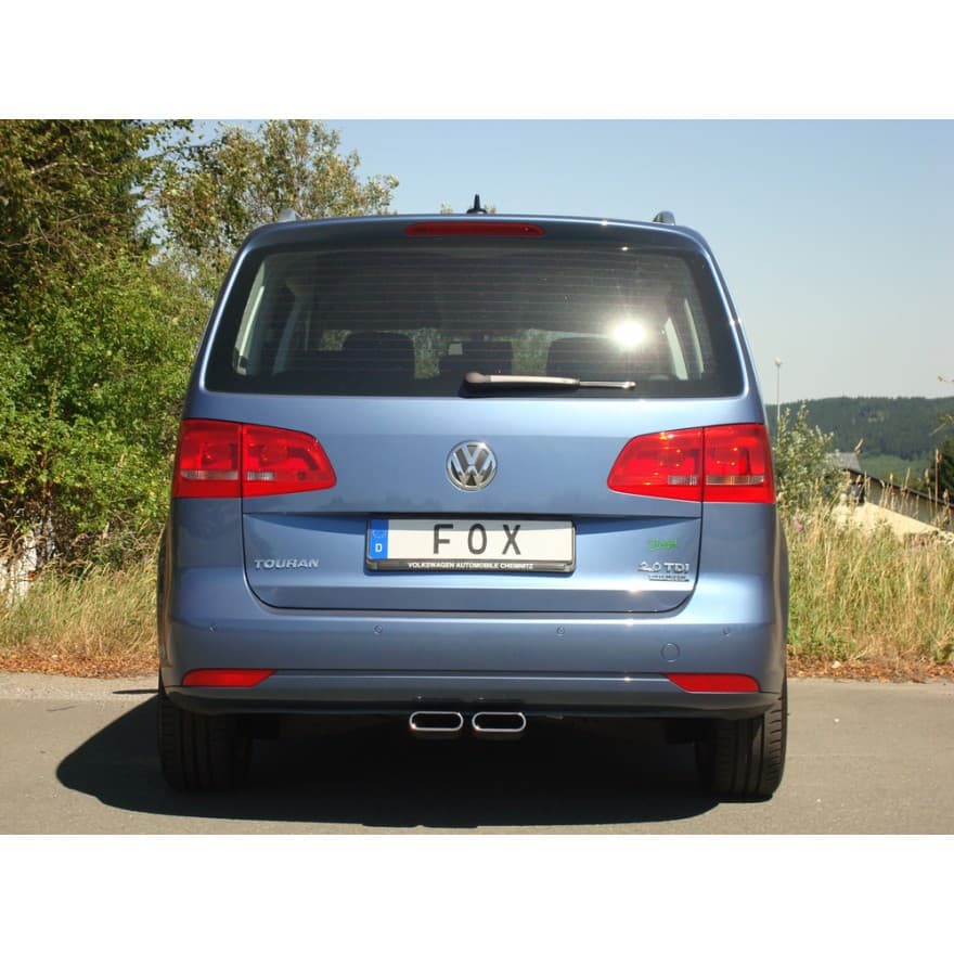 VW TOURAN - FOX ENDROHRSYSTEM MITTIG – Bild 3