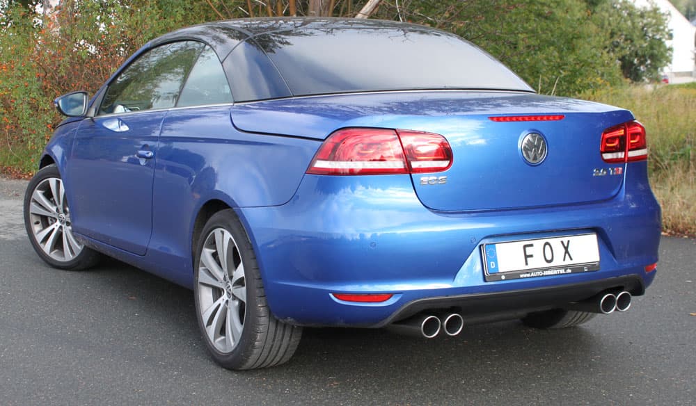 VW EOS FACELIFT - FOX DUPLEX SPORTAUSPUFF – Bild 2