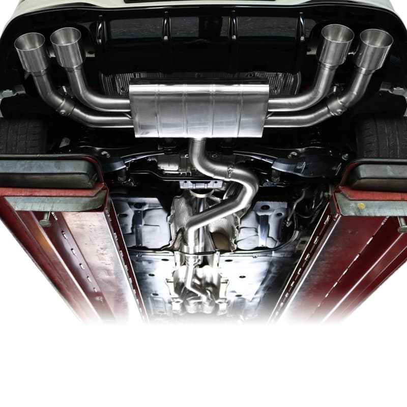 VW GOLF 8 R - DUPLEX SPORTAUSPUFF ANLAGE AB OPF Ø 76MM – Bild 4