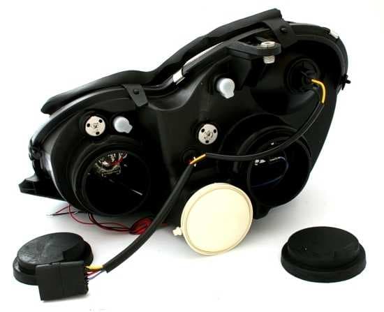 MERCEDES C-KLASSE - SCHEINWERFER ANGEL EYES – Bild 4
