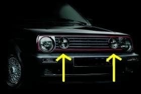 VW GOLF 1 - ANGEL EYES FERNSCHEINWERFER – Bild 4