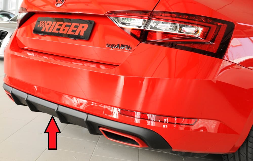 SKODA SUPERB - RIEGER DIFFUSOR