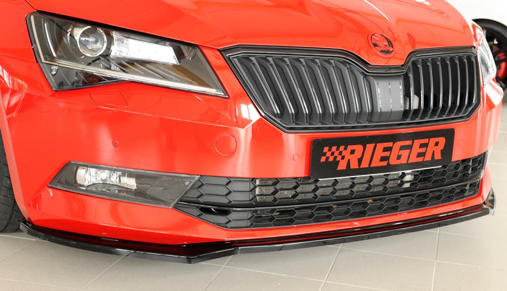 SKODA SUPERB - RIEGER FRONT SPOILER / LIPPE – Rieger
