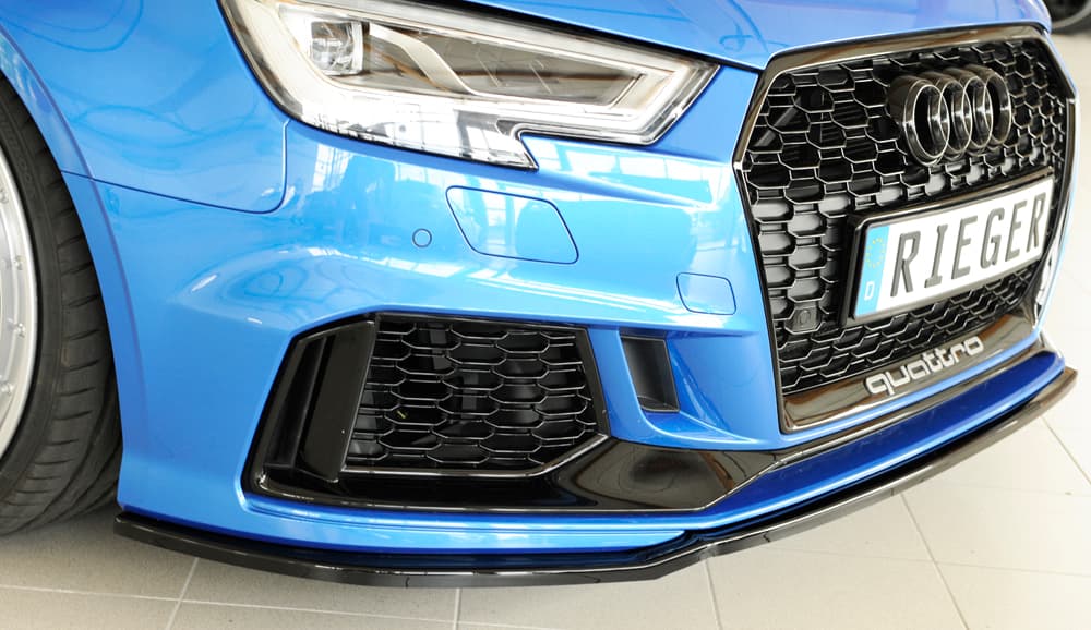 AUDI RS3 2017+ - RIEGER SPOILERSCHWERT FRONTSPOILER LIPPE (DTC)