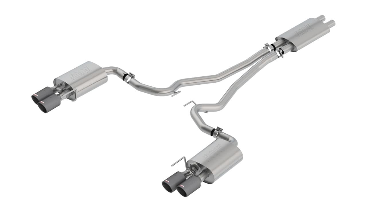 FORD MUSTANG 5.0l V8 GT - BORLA DUPLEX AUSPUFF ANLAGE AB OPF