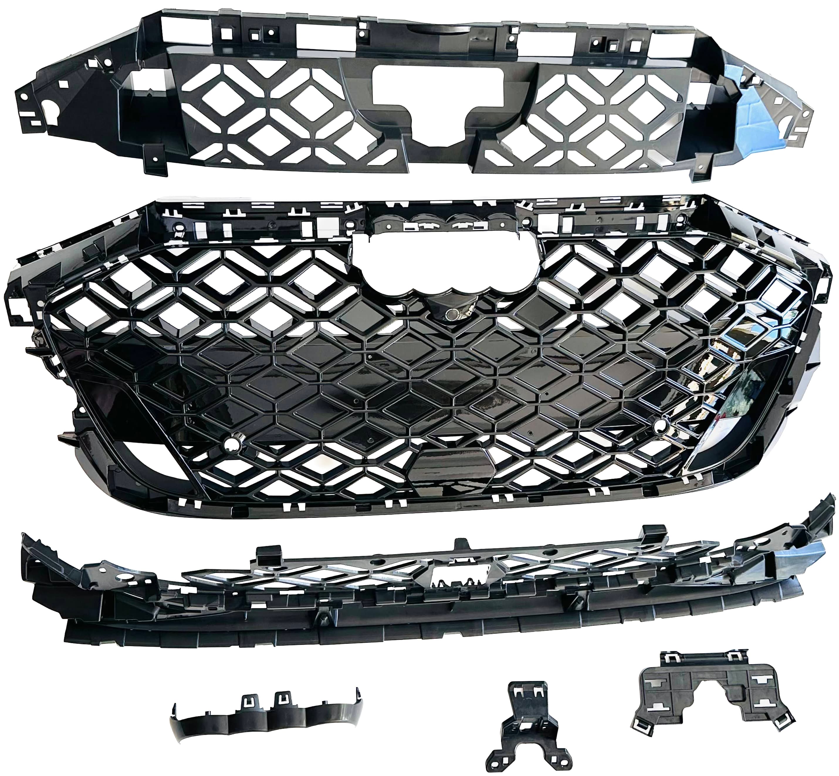 AUDI A3 S-LINE 2024+ - SPORTGRILL RS3 QUATTRO OPTIK (PDC/ACC) V.1