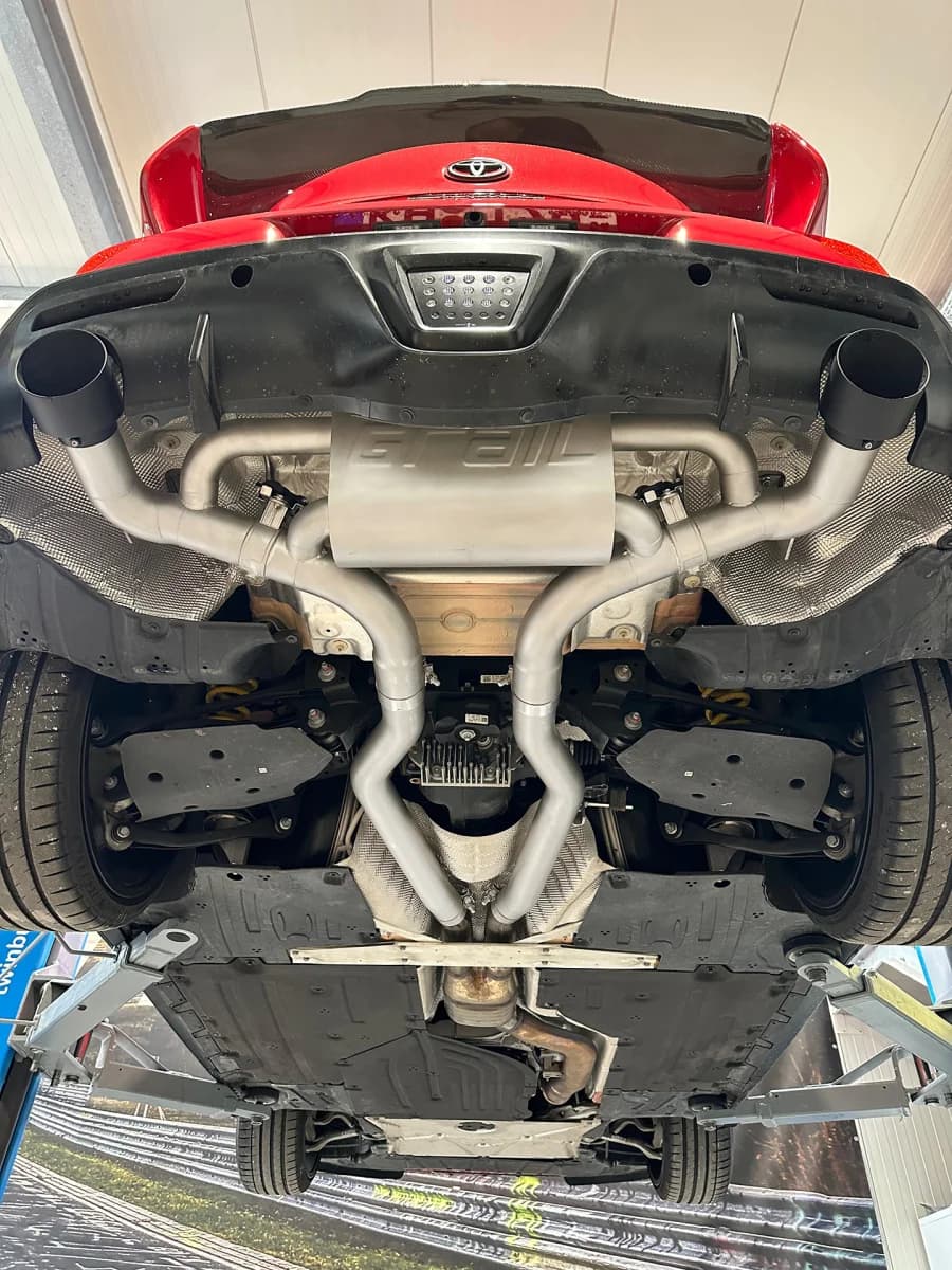 TOYOTA SUPRA - GRAIL DUPLEX SPORTAUSPUFF ANLAGE AB OPF V.1