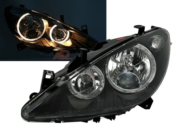 PEUGEOT 307 - SCHEINWERFER ANGEL EYES