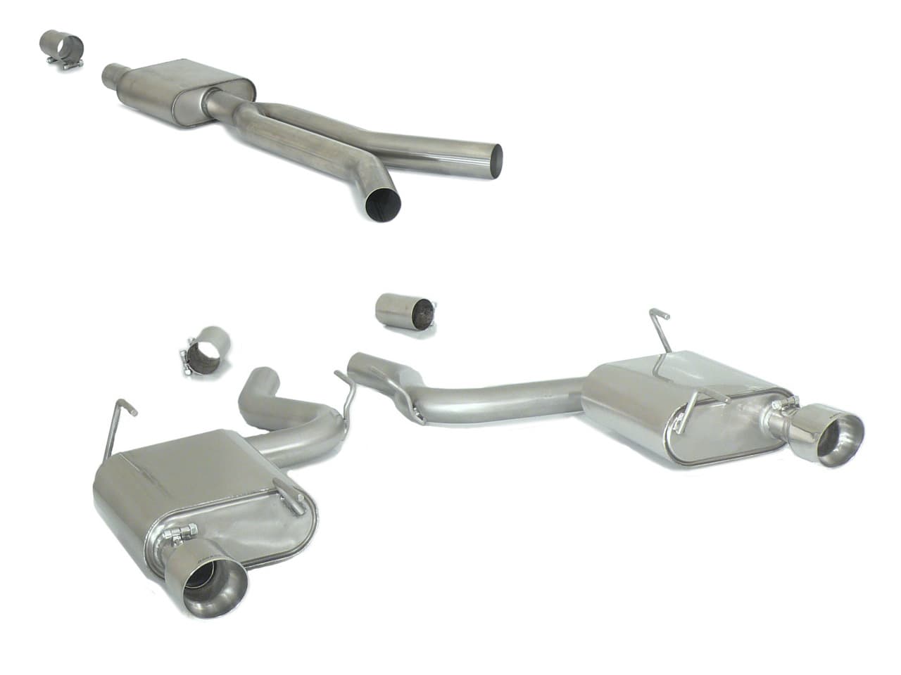 FORD MUSTANG 2.3 Ecoboost - RAGAZZON DUPLEX SPORTAUSPUFFANLAGE AB KATALYSATOR Ø 70MM – Ragazzon