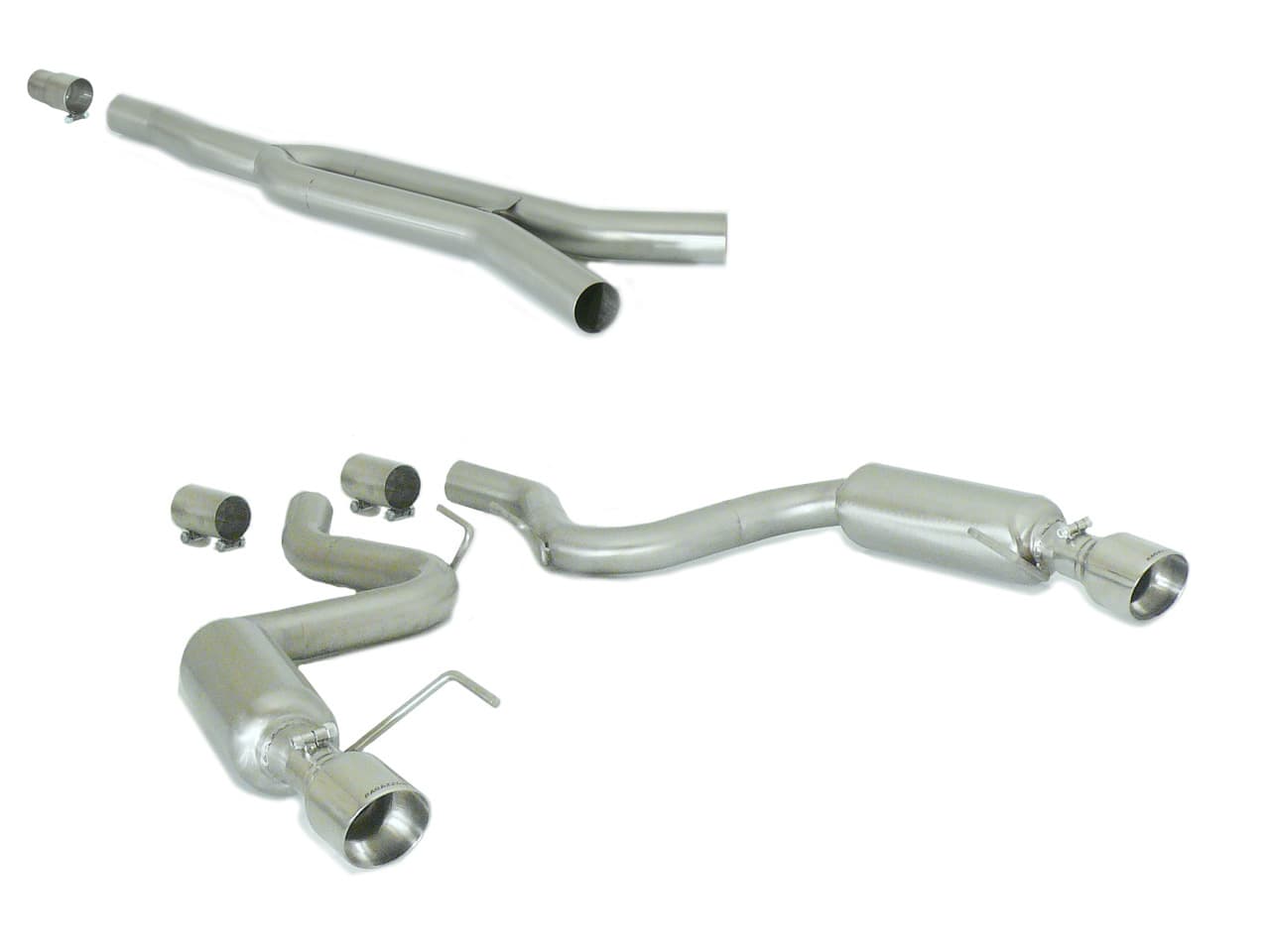 FORD MUSTANG 2.3 Ecoboost - RAGAZZON DUPLEX SPORTAUSPUFFANLAGE AB KATALYSATOR Ø 70MM – Ragazzon