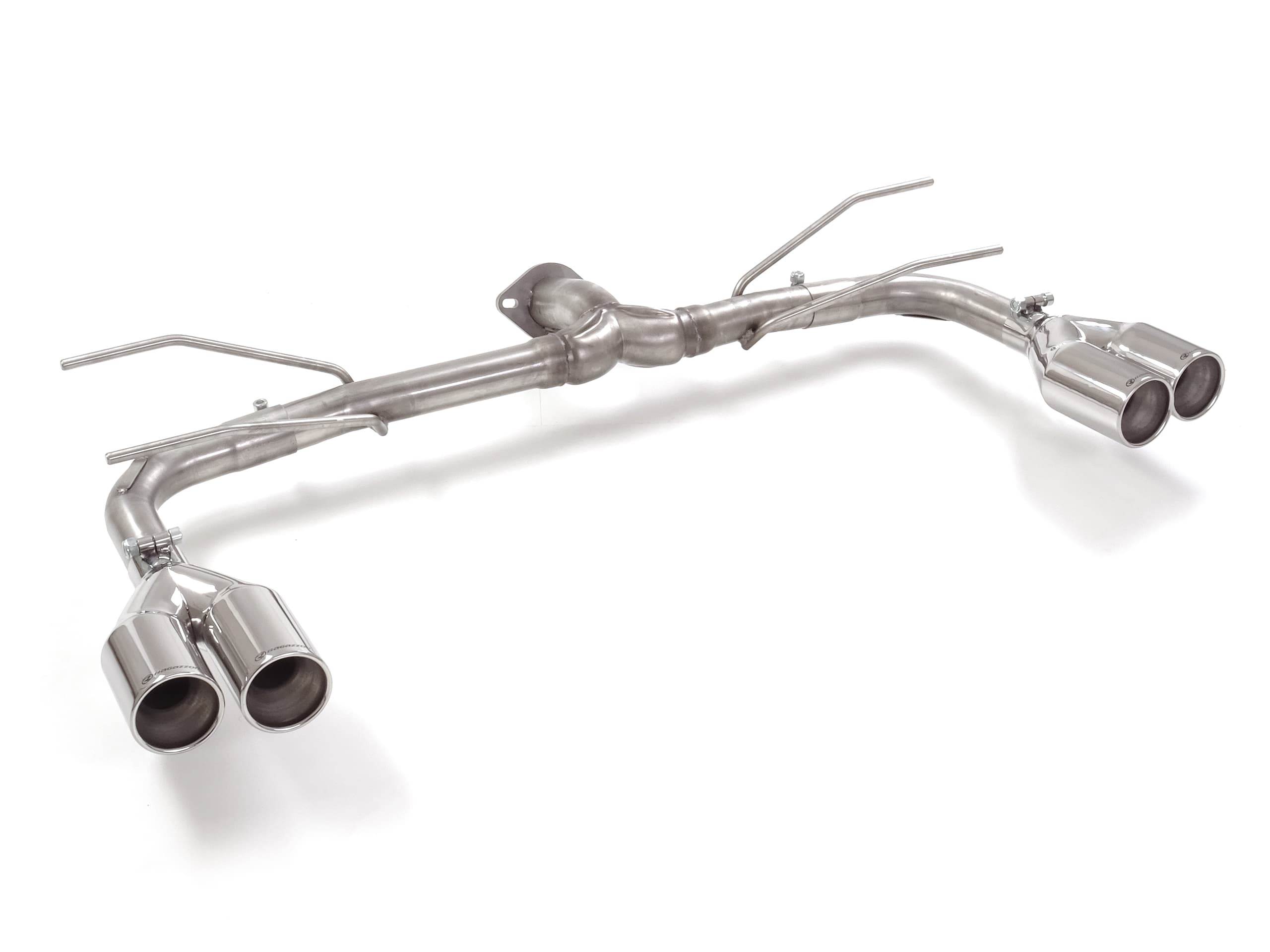FIAT 124 SPIDER - RAGAZZON DUPLEX ENDSCHALLDÄMPFER-ERSATZ-ROHR-SYSTEM Ø 70MM – Ragazzon