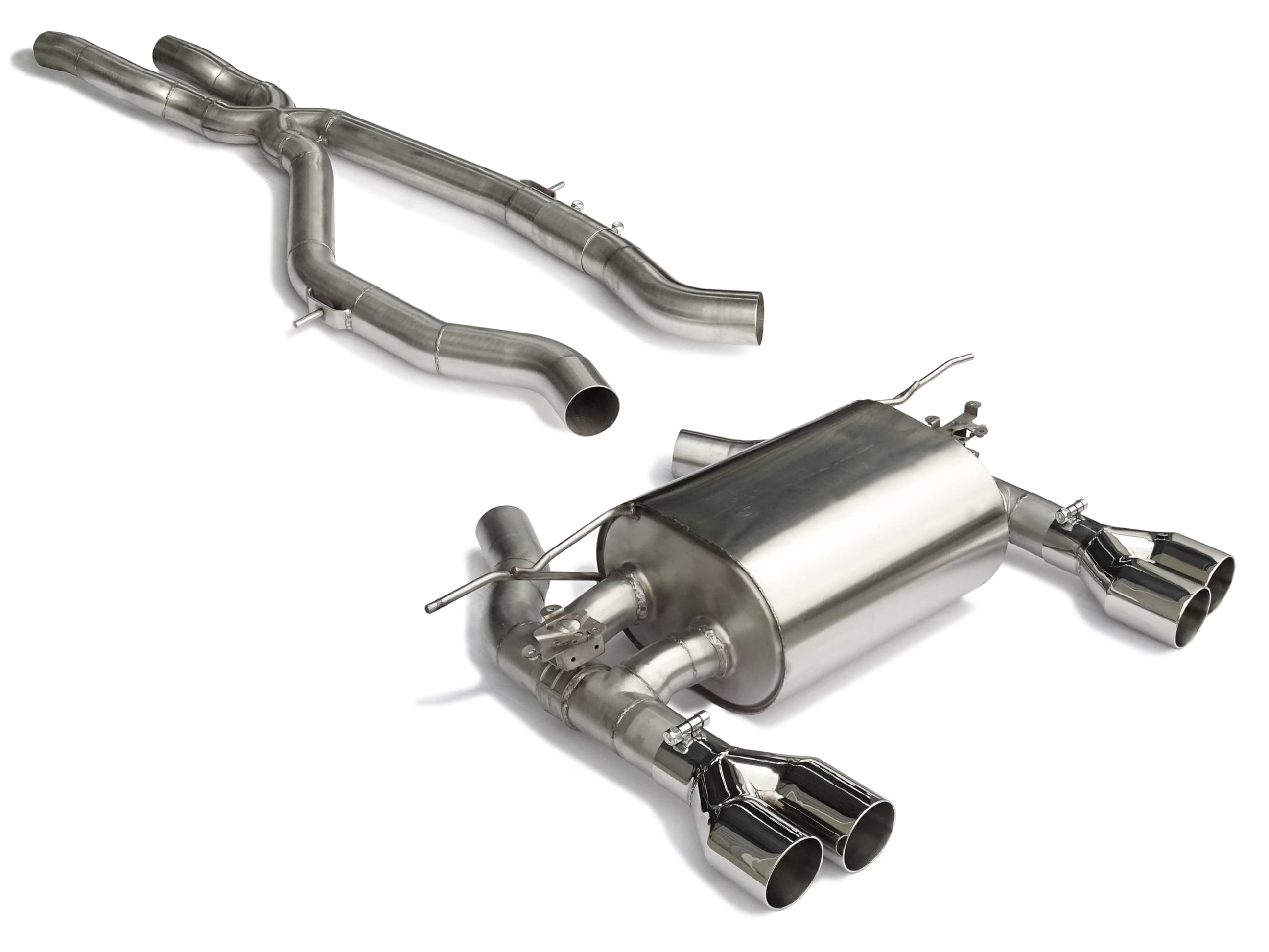 BMW M4 COMPETITION - RAGAZZON DUPLEX SPORTAUSPUFF ANLAGE Ø 70MM