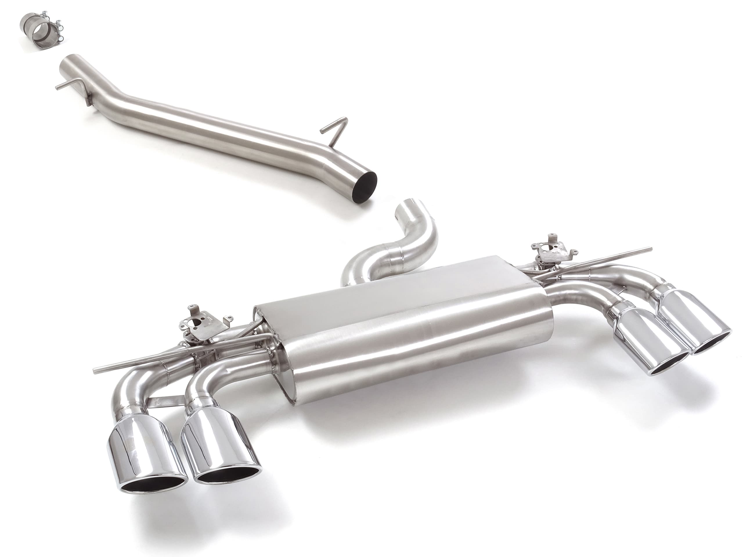 VW T-ROC R - RAGAZZON DUPLEX SPORTAUSPUFFANLAGE AB OPF Ø 76MM – Ragazzon