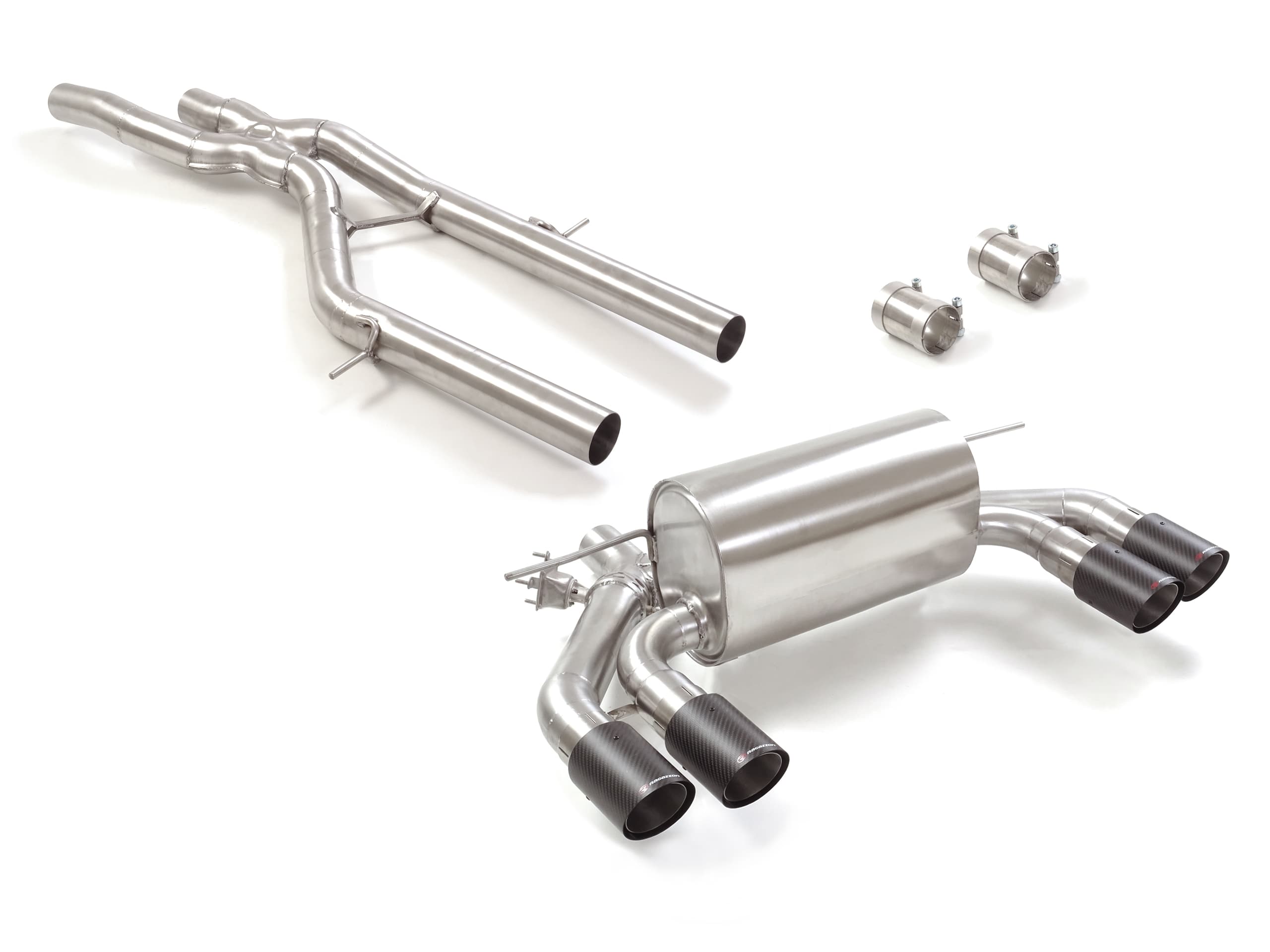 BMW M2 - RAGAZZON DUPLEX SPORTAUSPUFFANLAGE AB OPF Ø 70MM