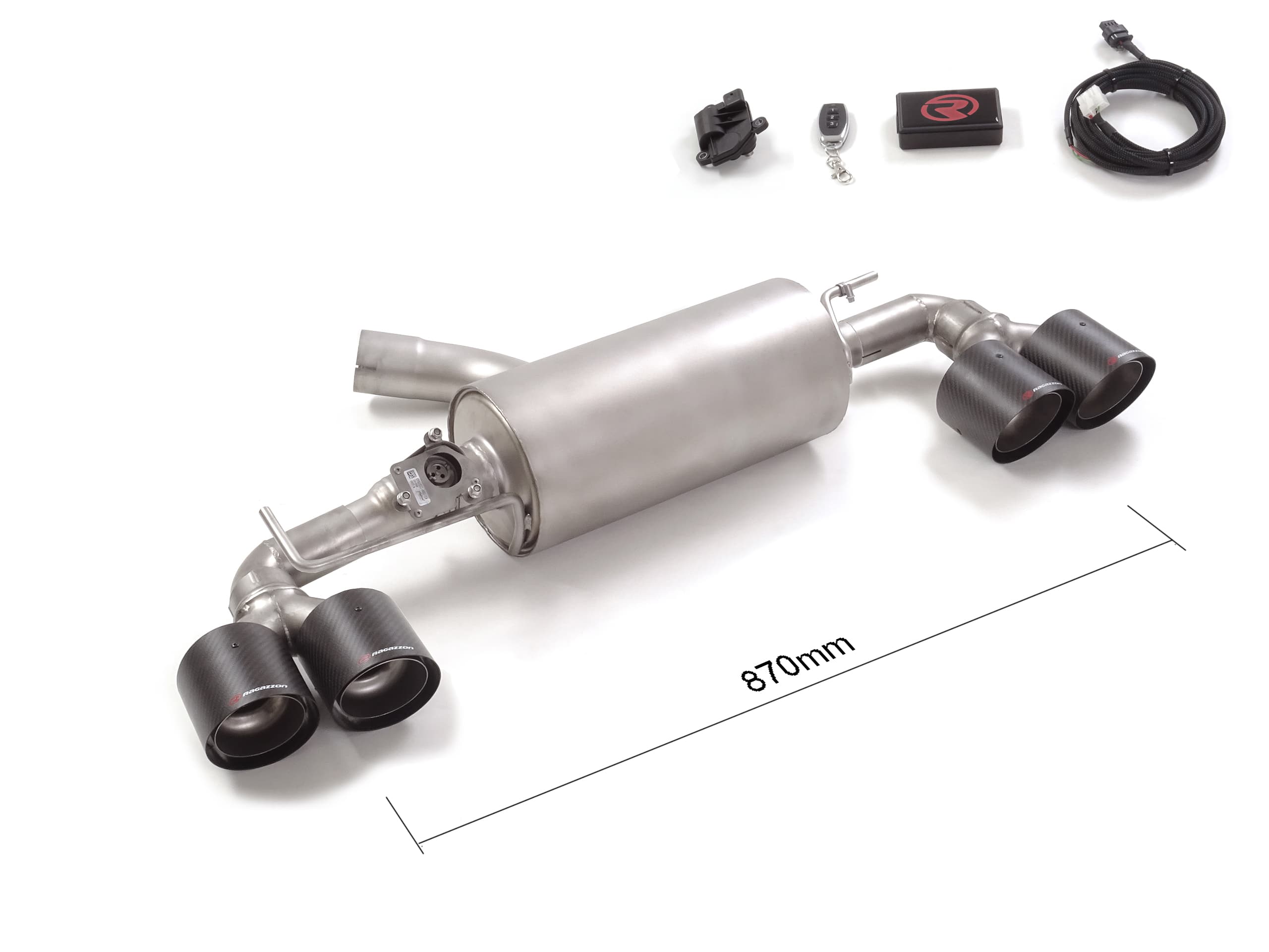 TOYOTA YARIS GR - RAGAZZON DUPLEX SPORTAUSPUFF Ø 70MM – Ragazzon
