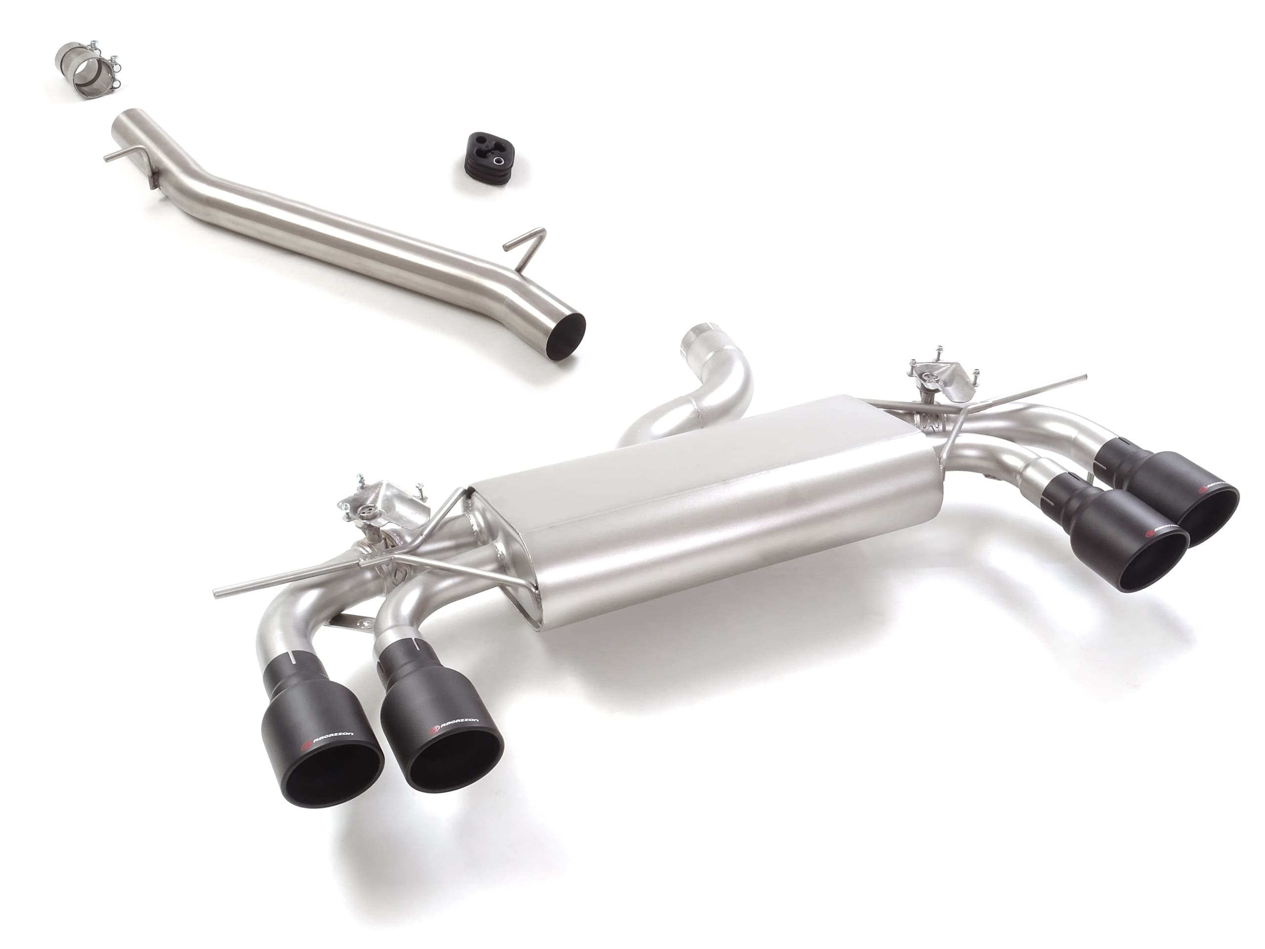 VW GOLF 8.5 R - RAGAZZON DUPLEX SPORTAUSPUFFANLAGE AB OPF Ø 76MM – Ragazzon