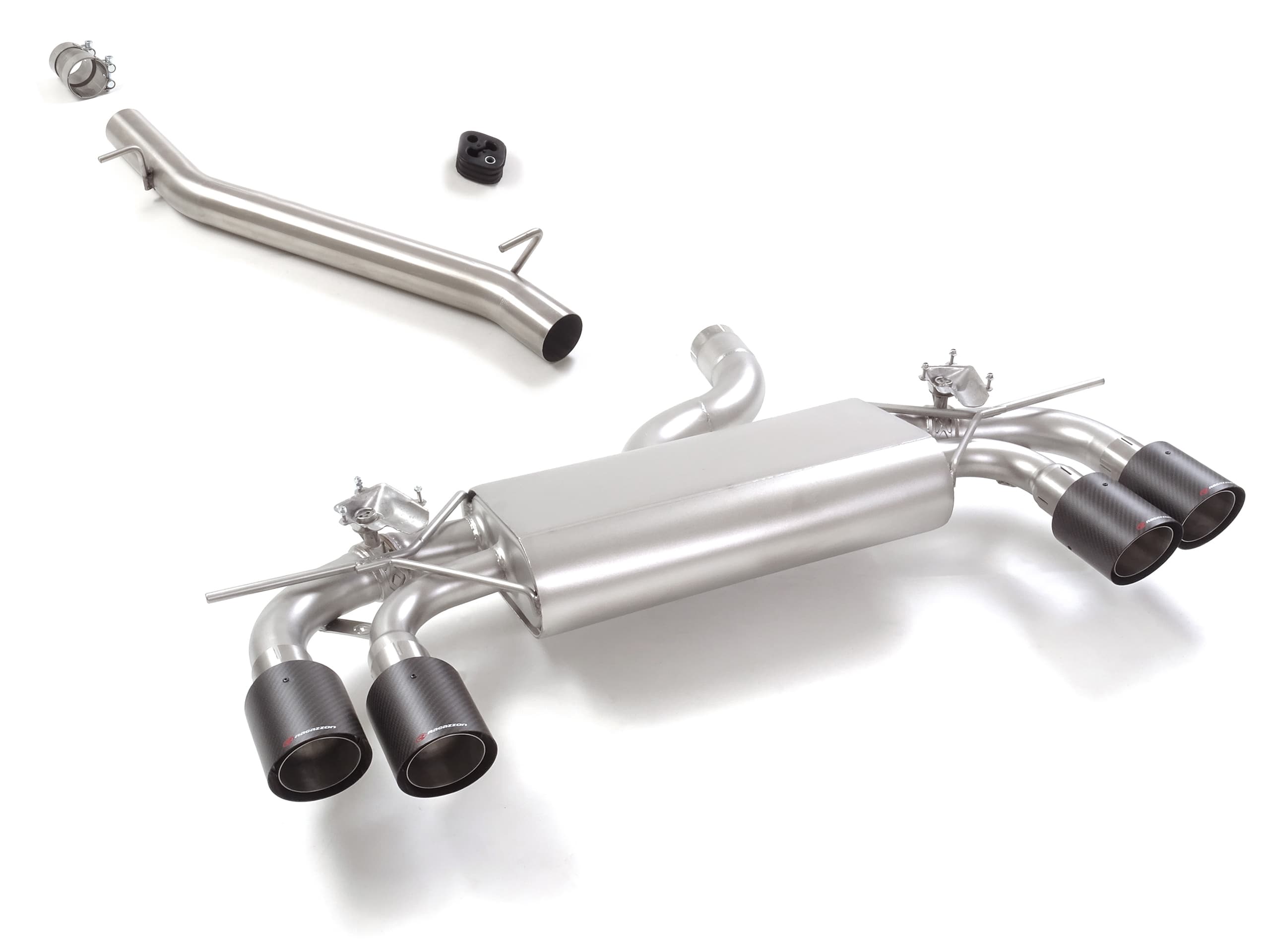 VW GOLF 8.5 R - RAGAZZON DUPLEX SPORTAUSPUFFANLAGE AB OPF Ø 76MM – Ragazzon