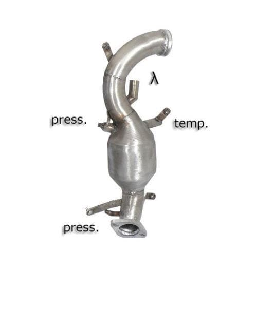 FIAT SEDICI - RAGAZZON KATALYSATOR + DIESEL-PARTIKELFILTER-ERSATZROHR – Ragazzon