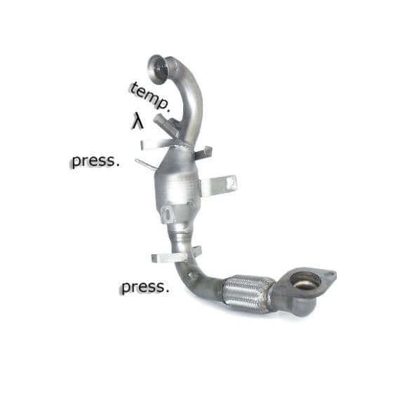 FORD GRAND C-MAX - RAGAZZON KATALYSATOR + DIESEL-PARTIKELFILTER-ERSATZROHR – Ragazzon