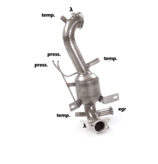 FIAT TIPO STATION WAGON - RAGAZZON KATALYSATOR + DIESEL-PARTIKELFILTER-ERSATZROHR – Ragazzon