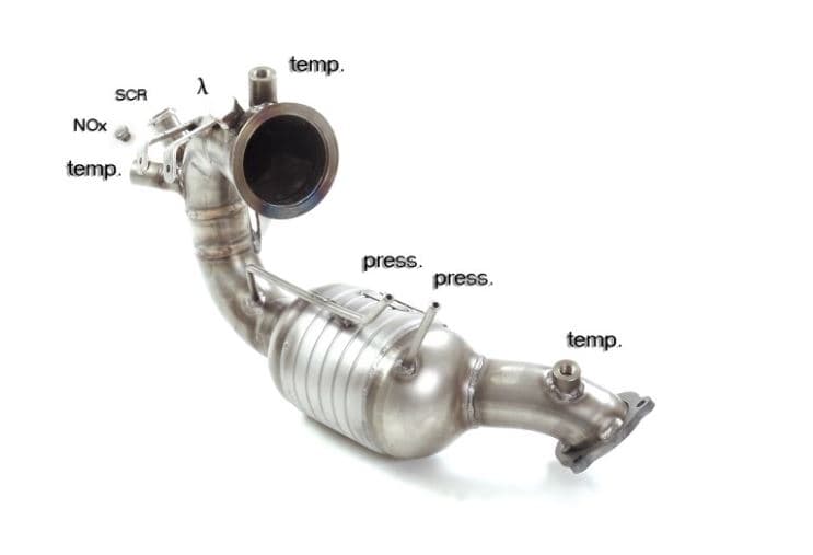 AUDI A7 - RAGAZZON KATALYSATOR + DIESEL-PARTIKELFILTER-ERSATZROHR – Ragazzon