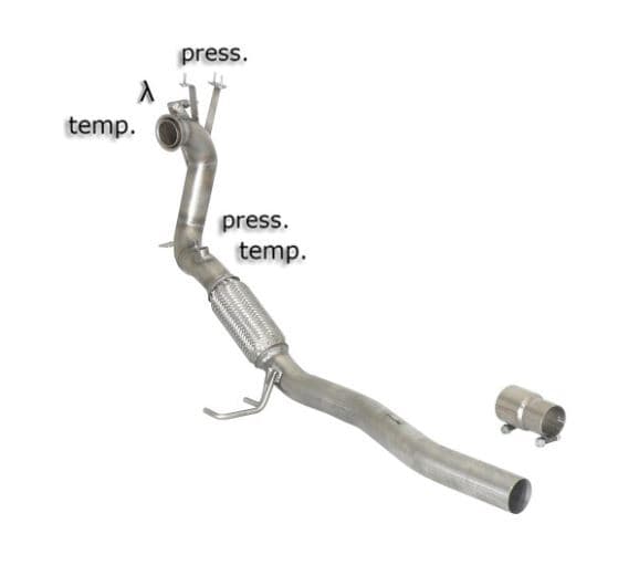 SEAT LEON - RAGAZZON KATALYSATOR-ERSATZROHR + PARTIKELFILTER-ERSATZROHR – Ragazzon