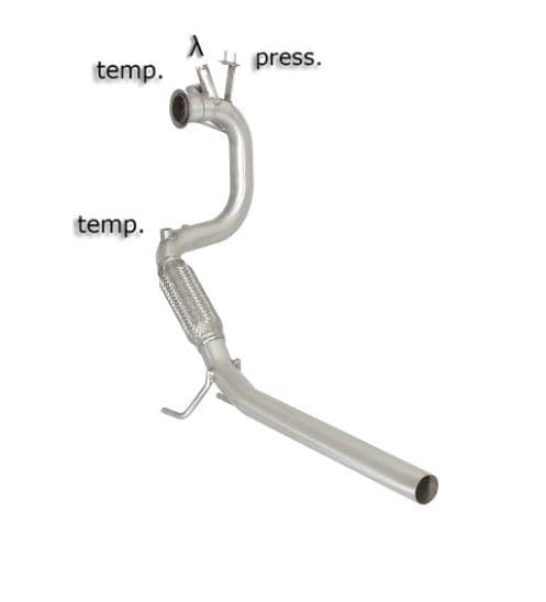 SEAT IBIZA - RAGAZZON KATALYSATOR-ERSATZROHR + PARTIKELFILTER-ERSATZROHR – Ragazzon