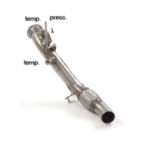 BMW 520d - RAGAZZON KATALYSATOR-ERSATZROHR + PARTIKELFILTER-ERSATZROHR – Ragazzon