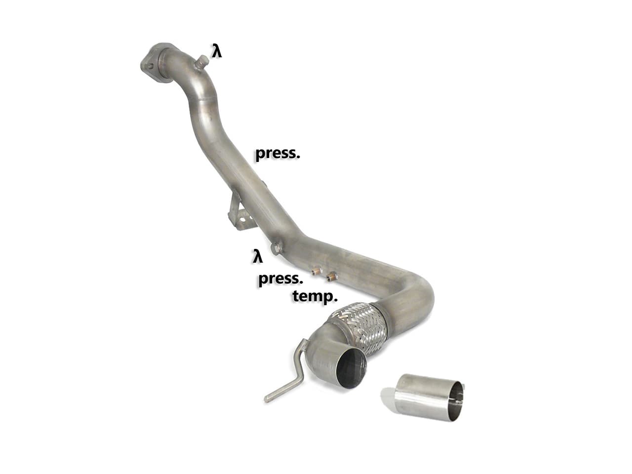 FORD MUSTANG 2.3 Ecoboost - RAGAZZON KATALYSATOR-ERSATZROHR Ø 70MM – Ragazzon