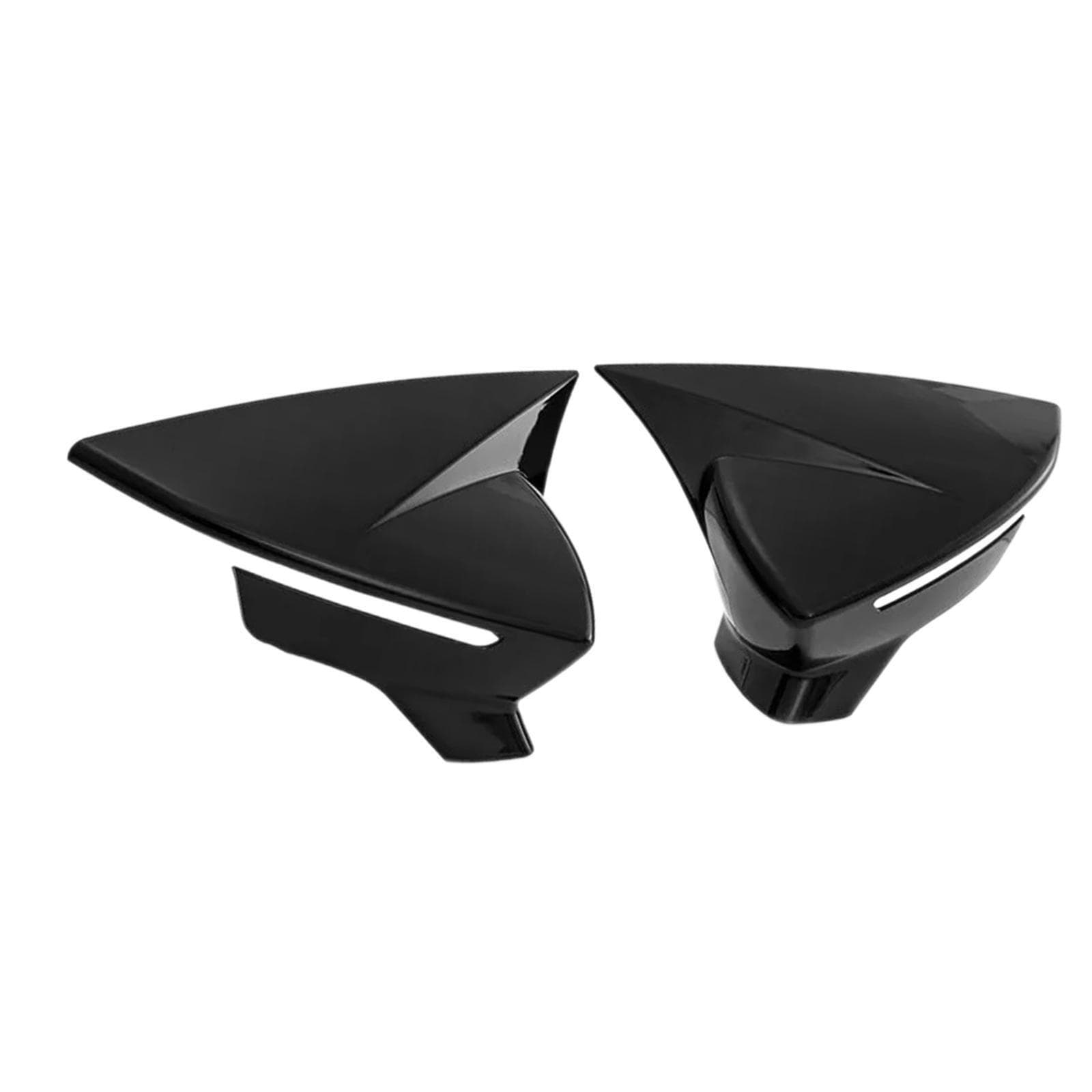 SEAT LEON - SPIEGELKAPPEN SCHWARZ / GLANZ V.1