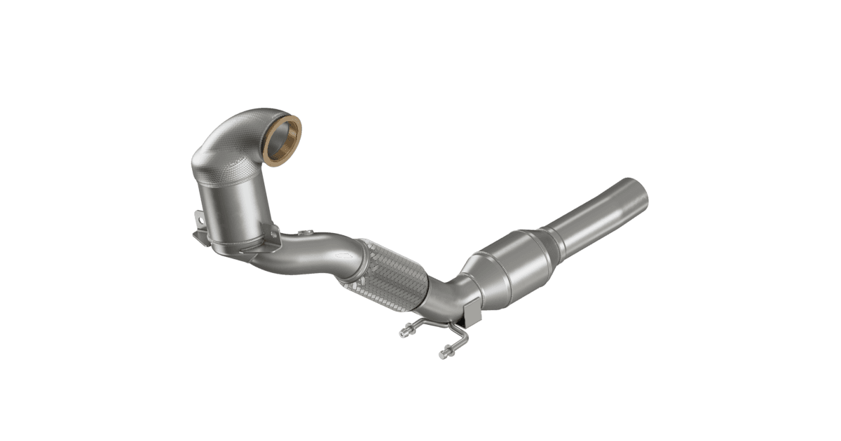 VW POLO GTI - DOWNPIPE MIT HJS SPORT-KATALYSATOR