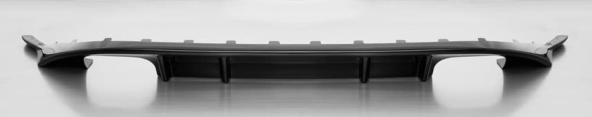 VW GOLF 7 - REMUS DUPLEX DIFFUSOR SCHWARZ-GLÄNZEND