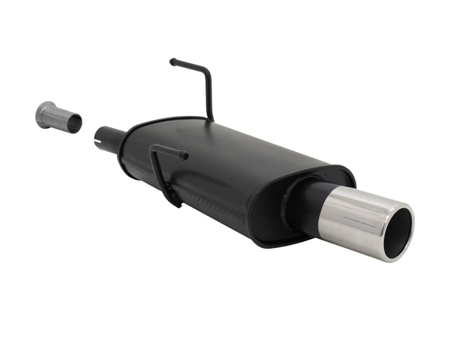PEUGEOT 206 - NOVUS SPORT AUSPUFF 1 x Ø 90MM – Novus
